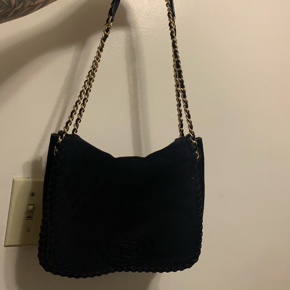 TORY BURCH Suede Leather Crossbody/Shoulder bag